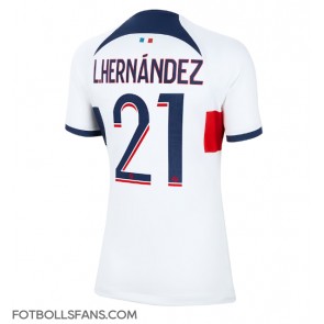Paris Saint-Germain Lucas Hernandez #21 Replika Bortatröja Damer 2023-24 Kortärmad